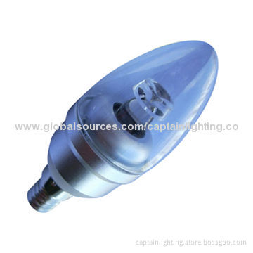 5W E14 LED Candle Light, 220, 110/90-260V AC Voltage, 300lm Luminous Flux